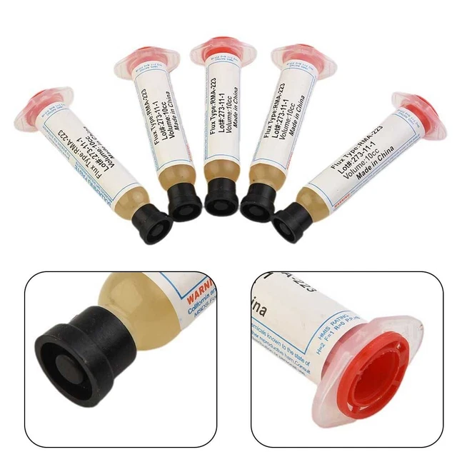 Phone Soldering Paste RMA-223 Reballing Reworking Tool 10*10ml Volume New