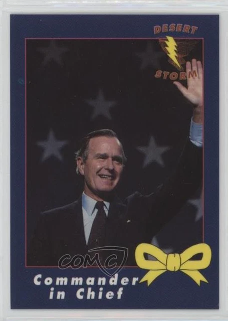 1991 AMA Desert Storm Yellow Ribbon George HW Bush Commander in Chief #1 et0