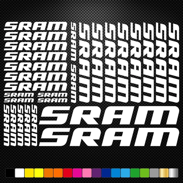 Convient à  Sram 26 Stickers Autocollants Adhésifs - Vtt Velo Mountain Bike Dh