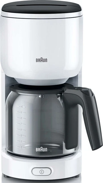 Braun SDA Kaffeeautomat KF 3120 WH ws weiß Kaffeeautomaten KF3120WH
