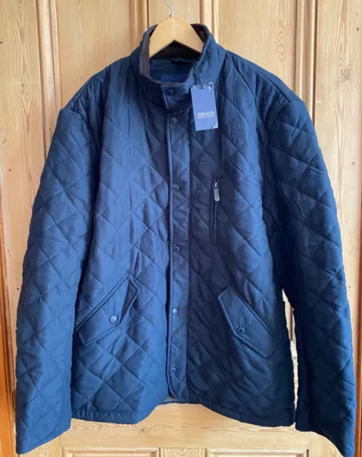 XXL FERAUD MENS Prima Quilted Jacket Black RRP 249.99 BRAND NEW WITH TAGS 2XL 69.99 PicClick UK