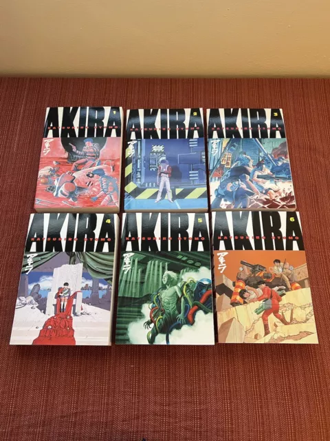 Akira Volume 1-6 Complete Set Kodansha Comics Manga Katsuhiro Otomo
