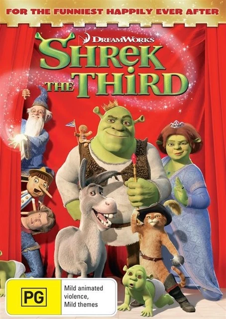 LIKE NEW Shrek the Third R4 DVD, FREE PRIORITY POST