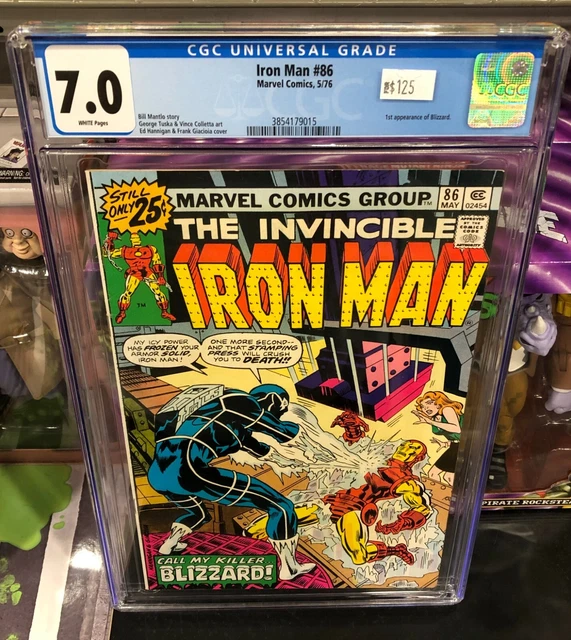 The Invincible Iron Man #86 Marvel Comic Book 1976 CGC 7.0