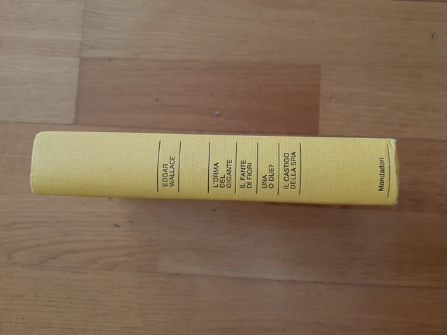 EDGAR WALLACE IL segno del delitto Omnibus Gialli Mondadori 1 Edizione