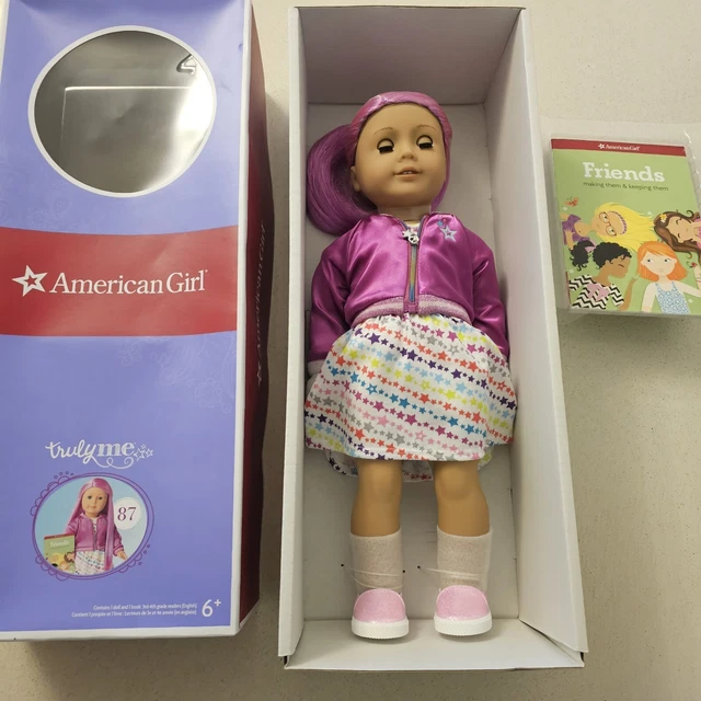 2019 American Girl 87 Pink Hair 18" TrulyMe Street Chic Collectible Gift Idea