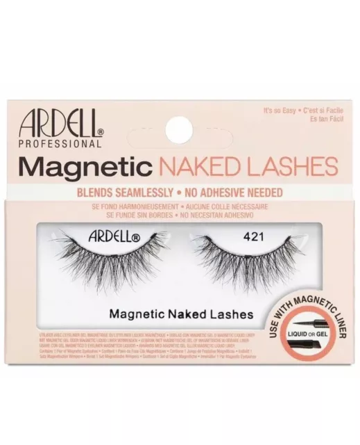 Ardell Magnetic Lashes Naked 421 False Eyelashes Blends Seamlessly