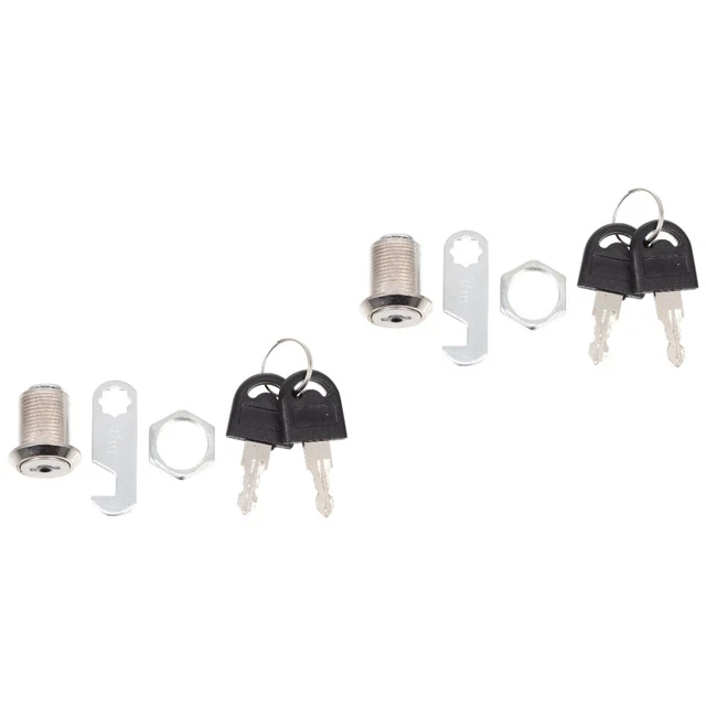 8 ensembles Cabinet Cam Serrures Cam Lock Set Cam Lock Tiroir