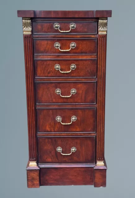 Mahogany Secretaire Chest / Wellington Chest / Campaign Desk