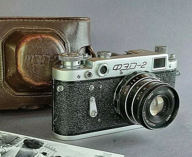 Film Camera 35mm Working FED 2 lens i61 Vintage Cameras Rangefinder used ussr