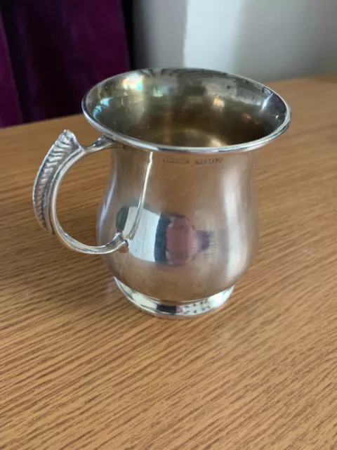 Sterling Silver Christening Mug