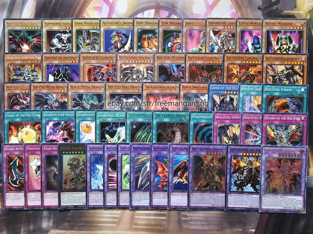 YUGIOH JOEY WHEELER Red-Eyes B. Dragon The Black Stone Of Legend 44 Card  Deck $29.99 - PicClick AU