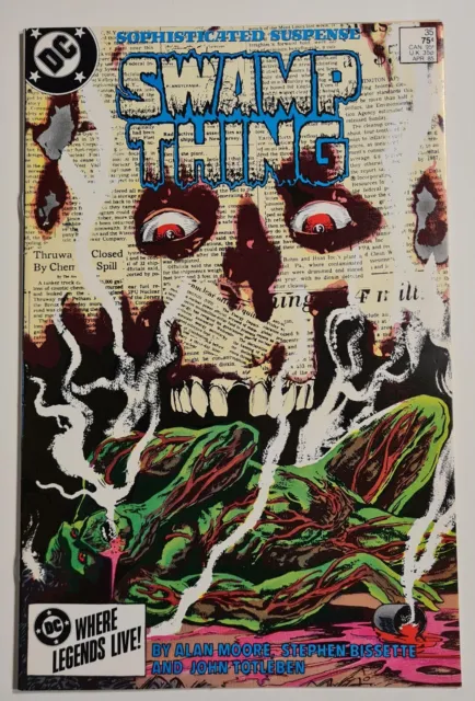Saga Of The Swamp Thing, Vol. 1 Issue 35 - Alan Moore Masterpiece - DC Comics NM