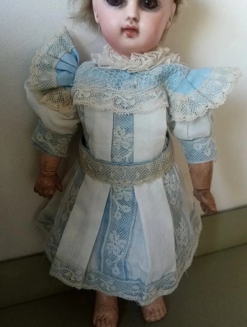 Petite Robe Ancienne De Poupée Jumeau Taille 1