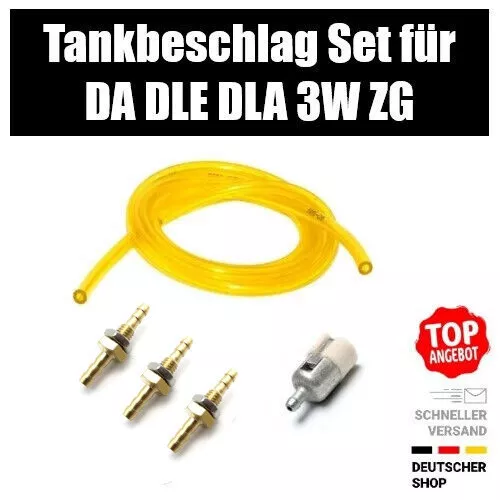 ✅ Tankbeschlag Set Tygon Schlauch+ Filzpendel+ Doppelnippel für DA DLE DLA 3W ZG