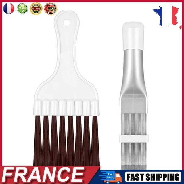Brosse propre de climatiseur de radiateur de peigne d'aileron d'acier inoxydable