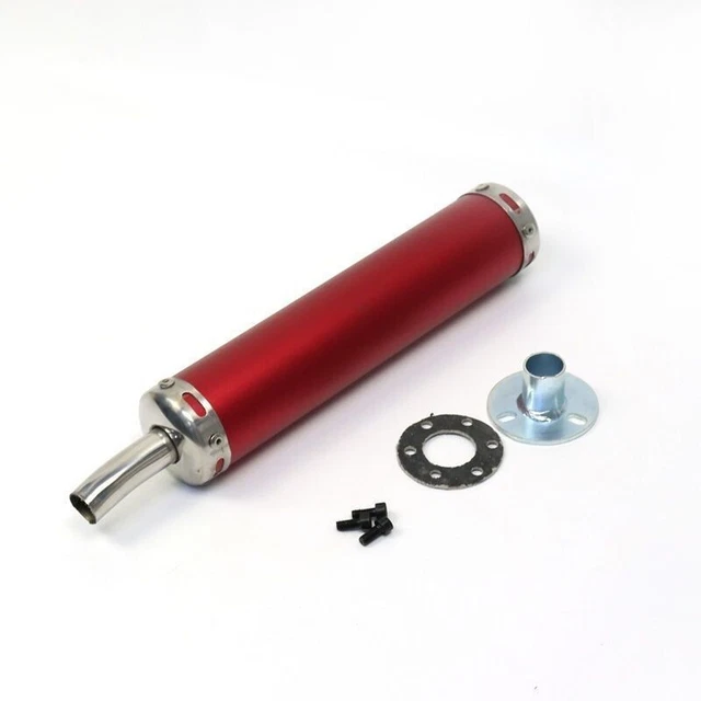 Silencieux Slip-on Universel Pour Moto - Entrée 38/40/42 Mm - Acier Inoxydable, Style Rétro - Dirt Bike, Scooter, Café Racer