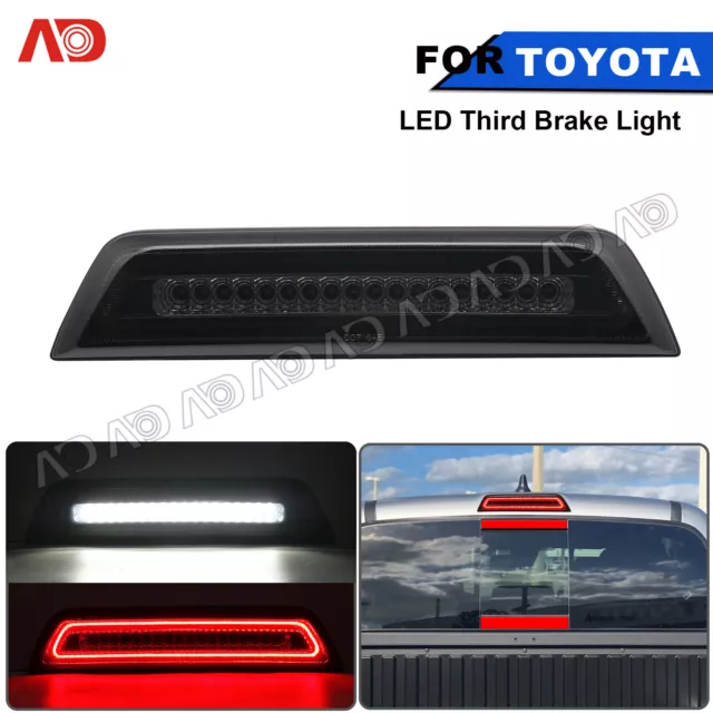 LED 3rd Third Brake Light Cargo Lamp Smoked Lens For Toyota Tacoma 2016-2021