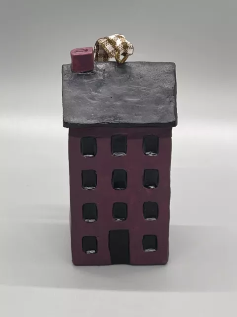 Rustic Primitive Saltbox Country Style Farm House Ornament