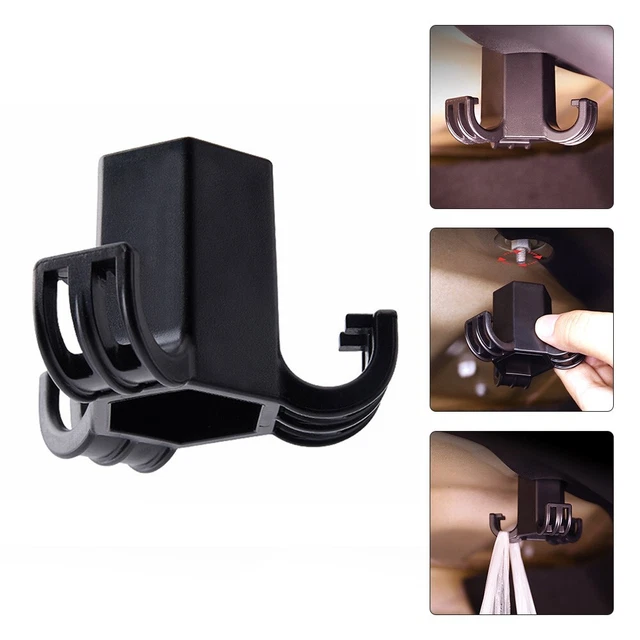 Voiture Coffre Arrière Crochet Auto Sac Support Noir Résistant ABS Cargo