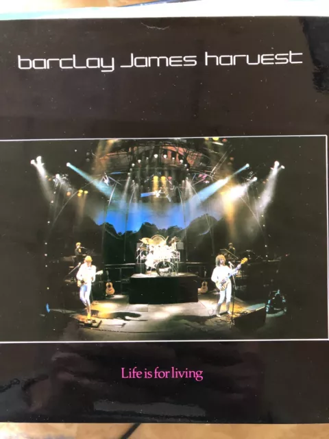 Barclay James Harvest Life Is For Living UK 7" Vinyl 1980 POSP195 Polydor 45 EX-