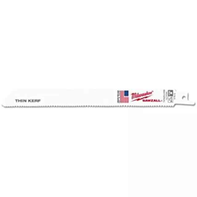 8" L Reciprocating Saw Blade, 5 pk.
