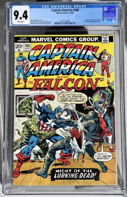 CAPTAIN AMERICA #166 CGC 9.4 (1973) Nick Fury! NM