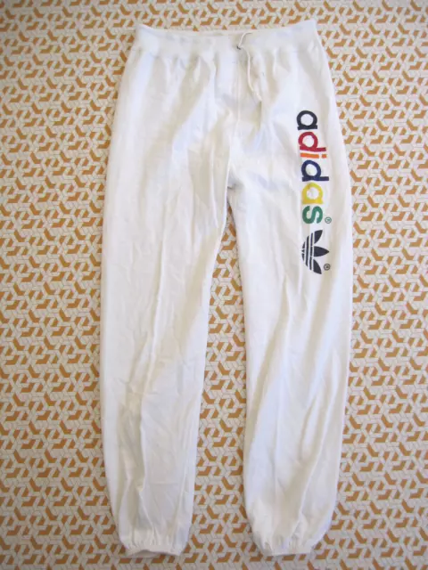 PANTALON ADIDAS VENTEX Made in France 80 S Ventex blanc pants