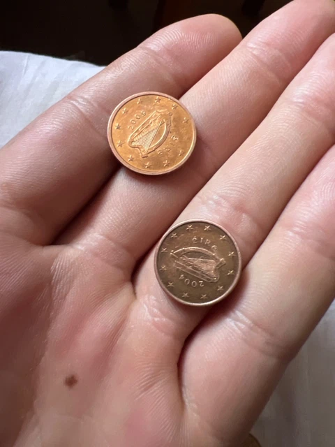 1 and 2 cent eire
