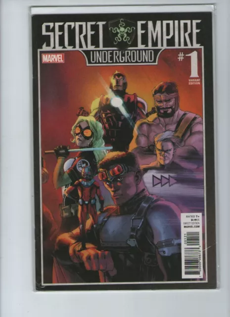 Marvel Secret Empire Underground 1 Variante Comic selten hochwertig NM 9.0 Hot Scan