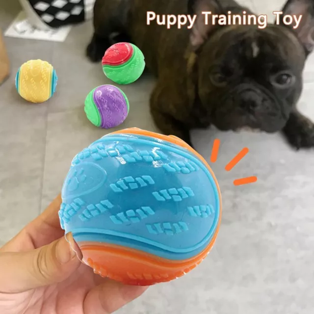 kugel Hund Quietschendes Spielzeug Haustier bedarf Welpen-Trainings spielzeug