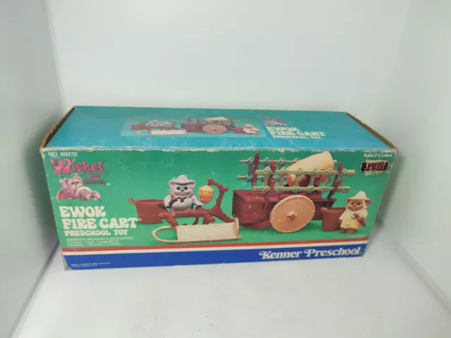 Star Wars Kenner Ewok Fire Cart Neu Mit OVP Boxed Komplett MISB 1984 ⚡ Versand