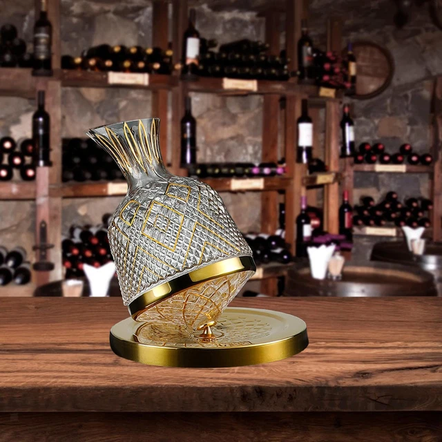 Aérateur De Vin De Décanteur De Vin De Rotation De 360 Degrés Pour