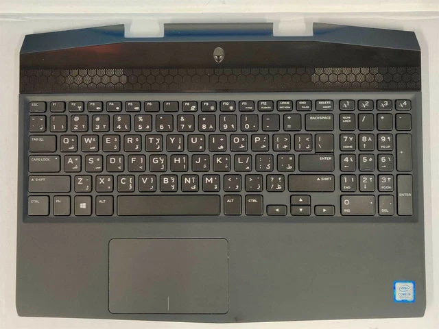 DELL ALIENWARE M15 Palmrest w/ Arabic Keyboard & Touchpad VNPDJ 0VNPDJ ...