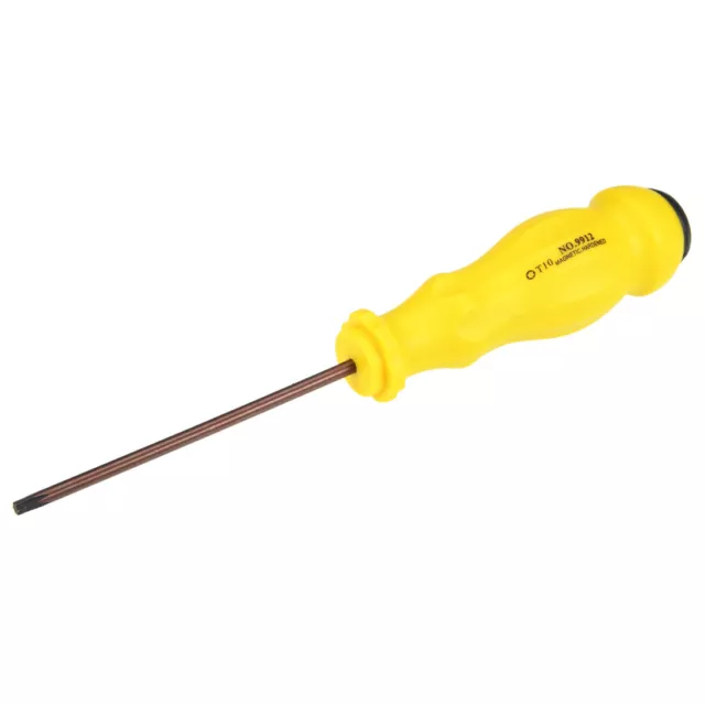 Magnetic T10 Torx Screwdriver with 3-Inch S2 Steel Shaft