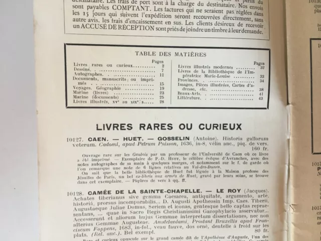 catalogue commercial Libraire livres anciens N°23 à LA LICORNE Ch. EGGIMANN s.d 3
