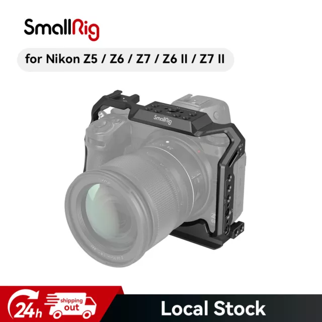 SmallRig Z6II / Z5 /Z6 / Z7 / Z7II Camera Cage for Nikon, with Nato Rail-2926B