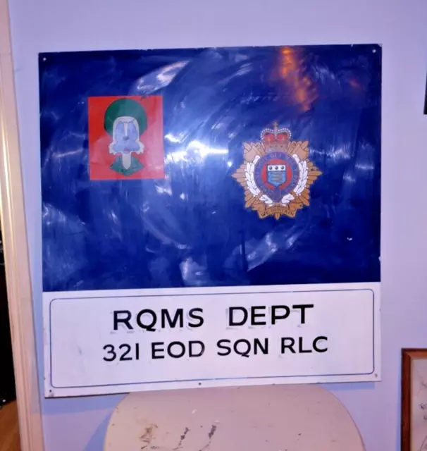 British Army Northern Ireland Troubles EOD Bomb Squad Felix Regimental Sign 2