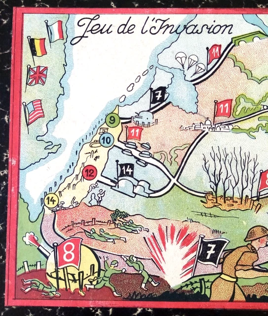 ANCIEN PLATEAU DE JEU de dadas, PETITS CHEVAUX, Échiquier à l’envers EUR 15,00 - PicClick FR