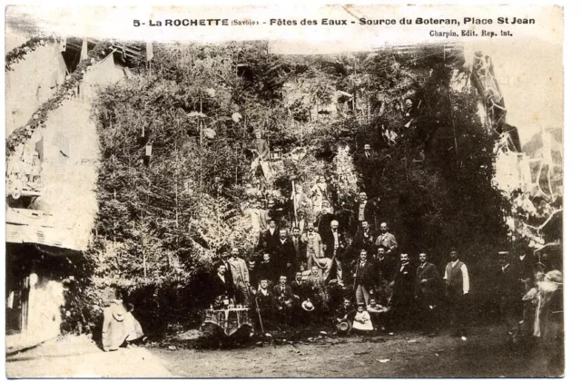 CPA La Rochette (Savoie) fêtes des Eaux (25754)