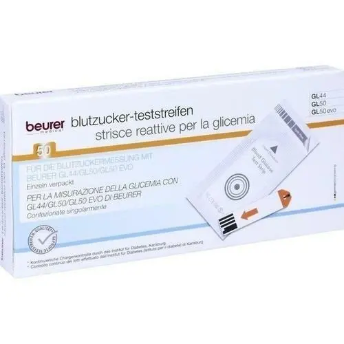 BEURER GL44/GL50 Blutzucker-Teststreifen Folie 50 St