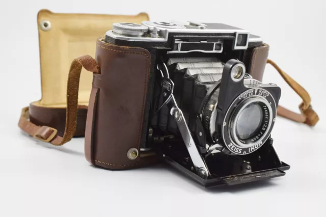 Lente y estuche Tessar Zeiss Ikon Super Ikonta modelo B + Zeiss Jena 80 mm 2,8 #W85-2
