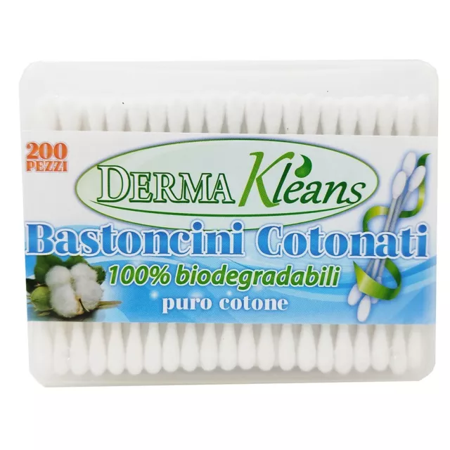 800 Cotton Algodon Varillas Bastoncillos de Algodón Biodegradable Higiene Orejas