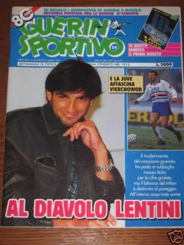 Guerin Sportivo 1992/28 Lentini Le Regine D'europa Lech