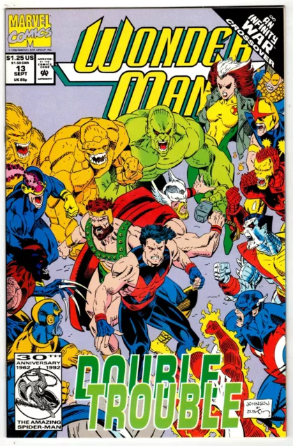 WONDER MAN # 13  - 1992 Marvel (vf) Infinity War crossover