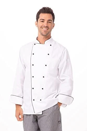 Chef Works mens Newport Executive Coat chefs jackets White XX-Large US