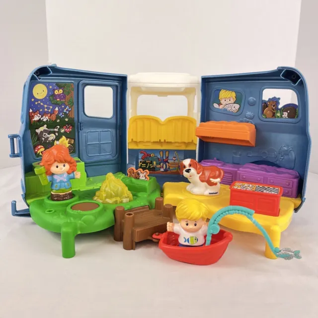 Fisher Price Little People Songs & Sounds Camping Camper Van RV