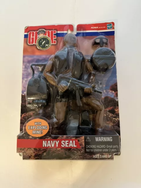 🔥 Vintage GI Joe Navy Seals Hasbro Action Figure SEALED w/Complete Accessories
