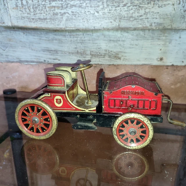 JOUET VINTAGE VOITURE Panaméricaine 16 Mécanique Jouef En Tôle EUR 15