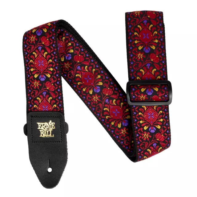 Ernie Ball 5369 Crimson Royal Bloom Jacquard Guitar Strap P05369